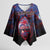 Personalised Guam Kimono Sleeve Blouse Chamorro Seal Tribal Scratch Design - Polynesian Pride