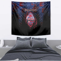 Guam Tapestry Chamorro Seal Tribal Scratch Design - Polynesian Pride