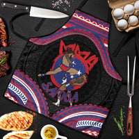 Samoa Mixed Martial Arts Apron Flying Knee Of Samoan - Polynesian Pride