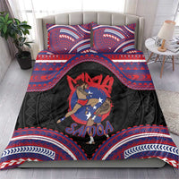 Samoa Mixed Martial Arts Bedding Set Flying Knee Of Samoan - Polynesian Pride