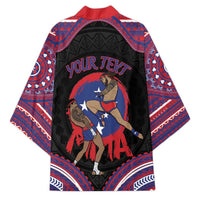 Personalised Samoa Mixed Martial Arts Kimono Flying Knee Of Samoan - Polynesian Pride