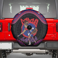 Samoa Mixed Martial Arts Spare Tire Cover Flying Knee Of Samoan - Polynesian Pride