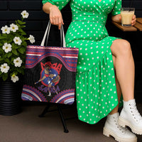 Samoa Mixed Martial Arts Tote Bag Flying Knee Of Samoan - Polynesian Pride