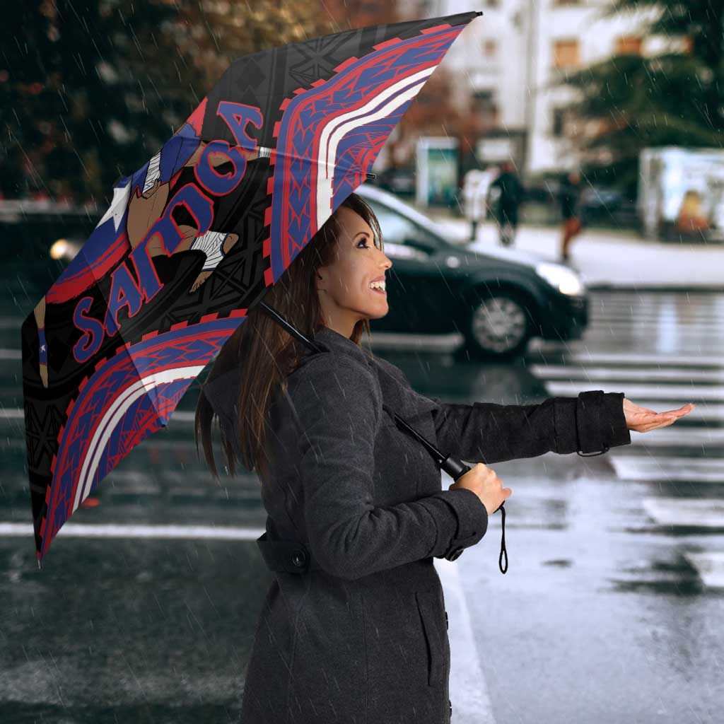 Samoa Mixed Martial Arts Umbrella Flying Knee Of Samoan - Polynesian Pride