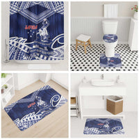 Samoa Rugby Bathroom Set Pacific Warrior Glory - Polynesian Pride