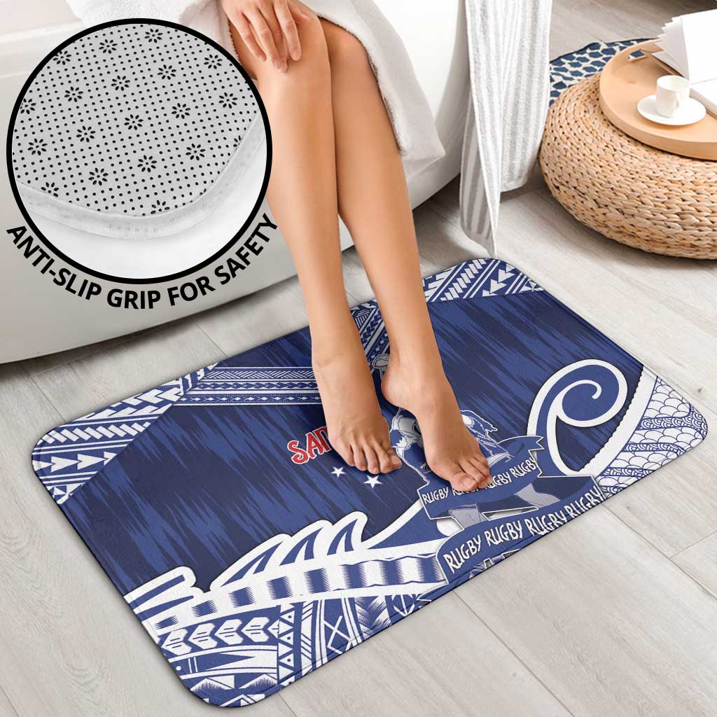 Samoa Rugby Bathroom Set Pacific Warrior Glory - Polynesian Pride