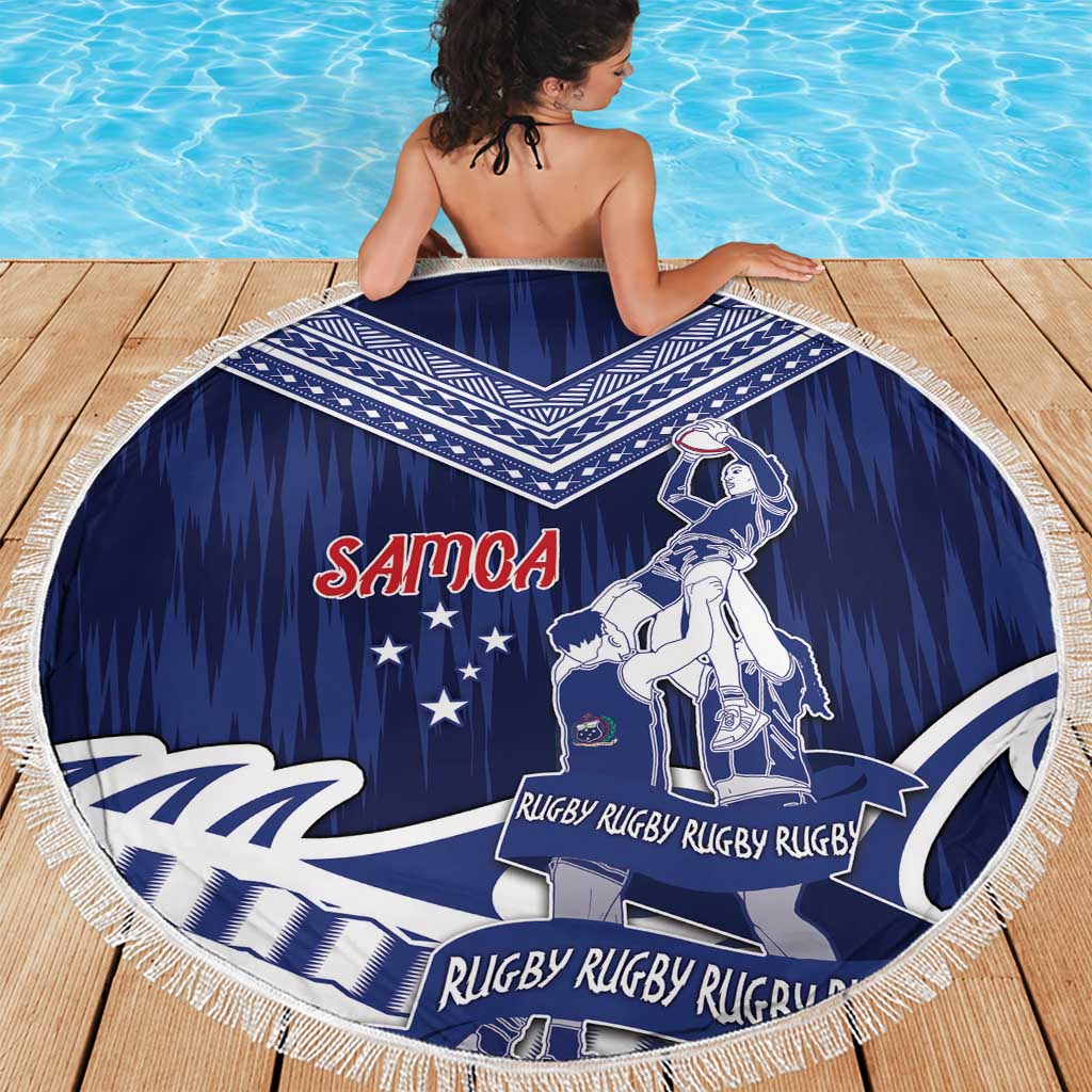 Samoa Rugby Beach Blanket Pacific Warrior Glory - Polynesian Pride
