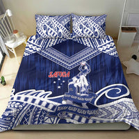 Samoa Rugby Bedding Set Pacific Warrior Glory - Polynesian Pride