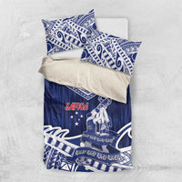 Samoa Rugby Bedding Set Pacific Warrior Glory - Polynesian Pride