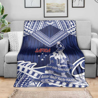 Samoa Rugby Blanket Pacific Warrior Glory - Polynesian Pride