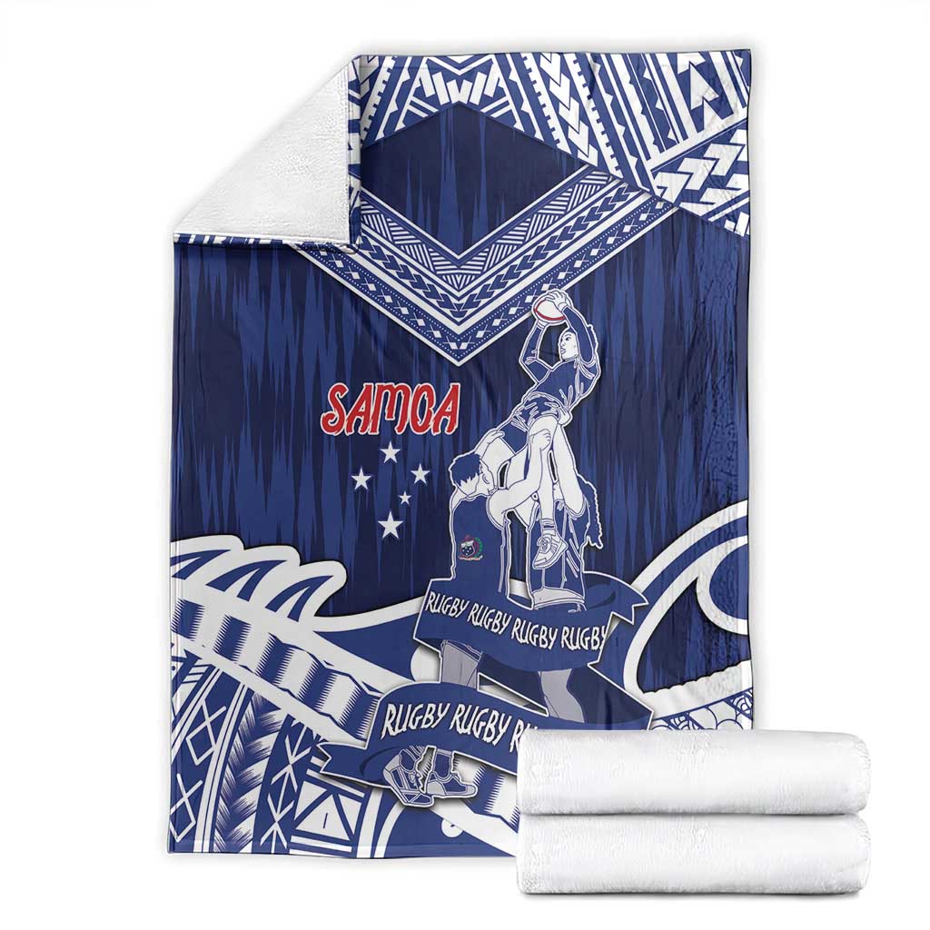 Samoa Rugby Blanket Pacific Warrior Glory - Polynesian Pride