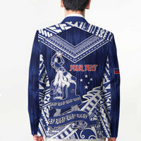 Personalised Samoa Rugby Blazer Pacific Warrior Glory - Polynesian Pride