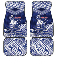 Personalised Samoa Rugby Car Mats Pacific Warrior Glory - Polynesian Pride
