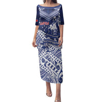 Personalised Samoa Rugby Family Matching Puletasi and Hawaiian Shirt Pacific Warrior Glory - Polynesian Pride