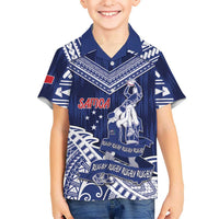 Personalised Samoa Rugby Hawaiian Shirt Pacific Warrior Glory - Polynesian Pride