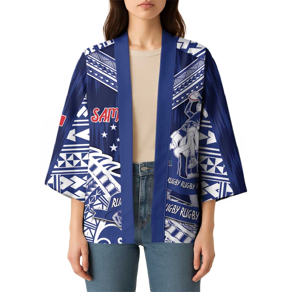 Personalised Samoa Rugby Kimono Pacific Warrior Glory - Polynesian Pride