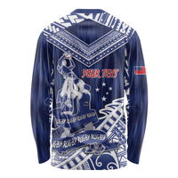 Personalised Samoa Rugby Long Sleeve Shirt Pacific Warrior Glory - Polynesian Pride