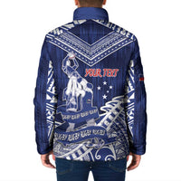 Personalised Samoa Rugby Padded Jacket Pacific Warrior Glory - Polynesian Pride