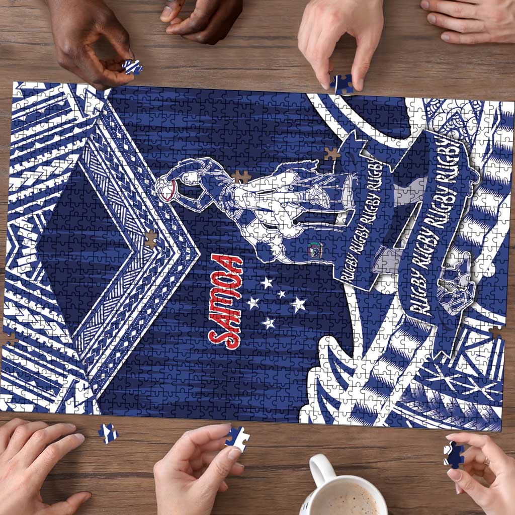 Samoa Rugby Puzzle Pacific Warrior Glory - Polynesian Pride