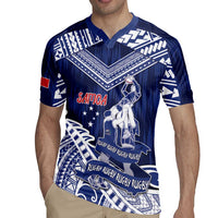 Personalised Samoa Rugby Rugby Jersey Pacific Warrior Glory - Polynesian Pride