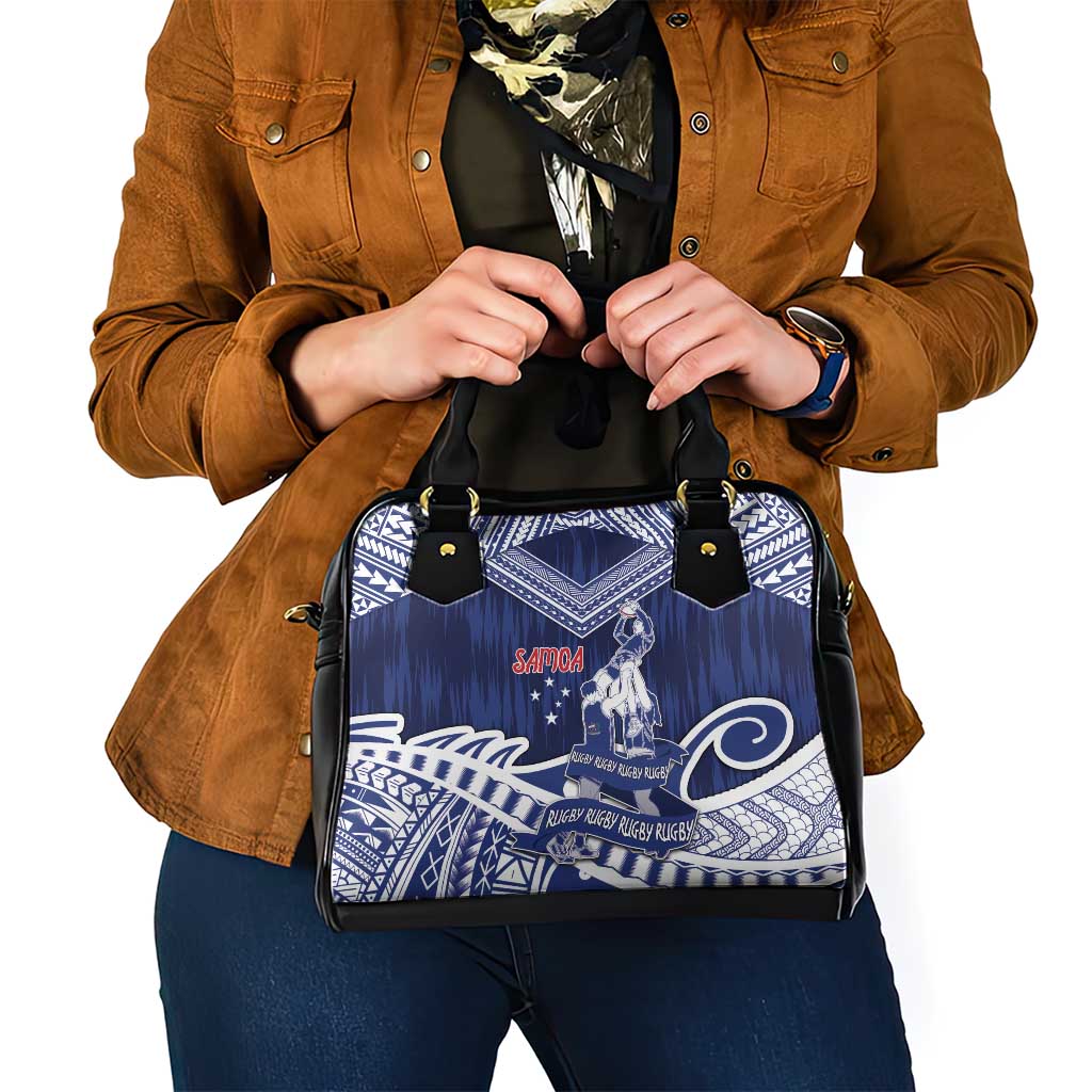 Samoa Rugby Shoulder Handbag Pacific Warrior Glory - Polynesian Pride