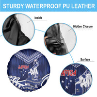 Samoa Rugby Spare Tire Cover Pacific Warrior Glory - Polynesian Pride