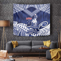 Samoa Rugby Tapestry Pacific Warrior Glory - Polynesian Pride