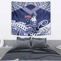 Samoa Rugby Tapestry Pacific Warrior Glory - Polynesian Pride