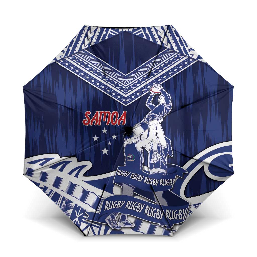 Samoa Rugby Umbrella Pacific Warrior Glory - Polynesian Pride
