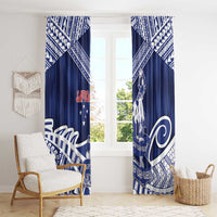 Samoa Rugby Window Curtain Pacific Warrior Glory - Polynesian Pride