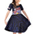 Personalized American Samoa Family Matching Off Shoulder Short Dress and Hawaiian Shirt Bald Eagle With Polynesian Pattern - Polynesian Pride