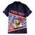 Personalized American Samoa Family Matching Puletasi and Hawaiian Shirt Bald Eagle With Polynesian Pattern - Polynesian Pride