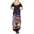 Personalized American Samoa Family Matching Summer Maxi Dress and Hawaiian Shirt Bald Eagle With Polynesian Pattern - Polynesian Pride