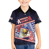 Personalized American Samoa Hawaiian Shirt Bald Eagle With Polynesian Pattern DT05 - Polynesian Pride