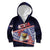 Personalized American Samoa Kid Hoodie Bald Eagle With Polynesian Pattern - Polynesian Pride