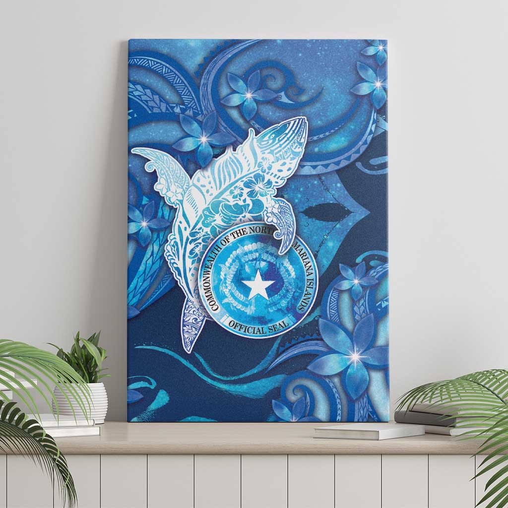 Northern Mariana Islands Canvas Wall Art Galaxy Polynesian Shark Tattoo DT05 - Polynesian Pride