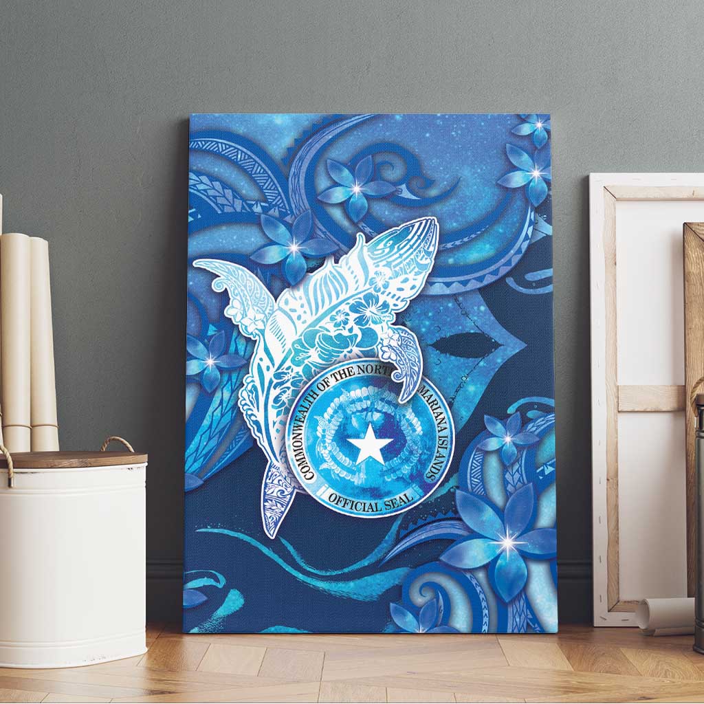 Northern Mariana Islands Canvas Wall Art Galaxy Polynesian Shark Tattoo DT05 - Polynesian Pride