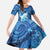 Personalised Northern Mariana Islands Family Matching Mermaid Dress and Hawaiian Shirt Galaxy Polynesian Shark Tattoo - Polynesian Pride