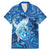 Personalised Northern Mariana Islands Family Matching Mermaid Dress and Hawaiian Shirt Galaxy Polynesian Shark Tattoo - Polynesian Pride