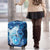 Northern Mariana Islands Luggage Cover Galaxy Polynesian Shark Tattoo - Polynesian Pride