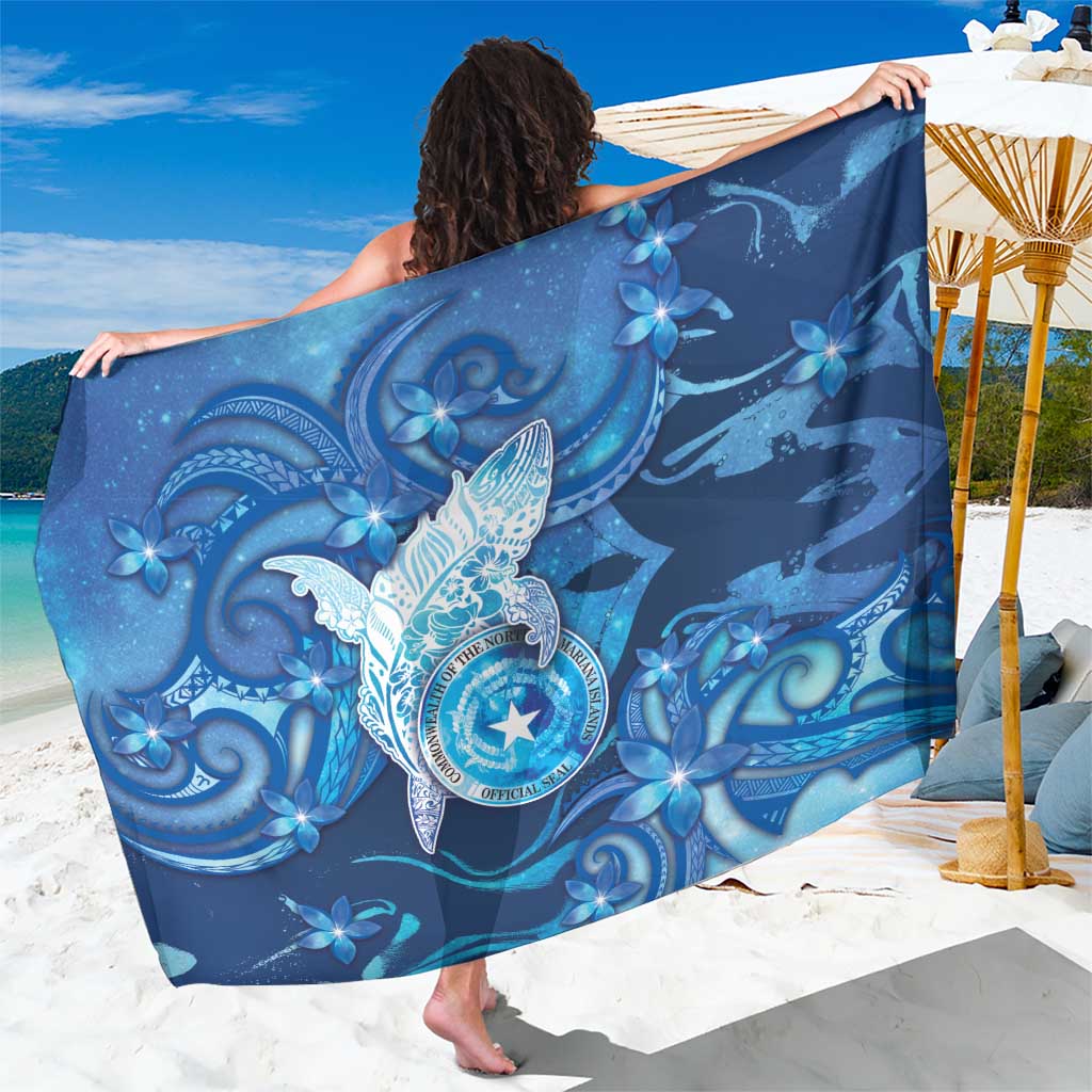 Northern Mariana Islands Sarong Galaxy Polynesian Shark Tattoo DT05 One Size 44 x 66 inches Blue - Polynesian Pride