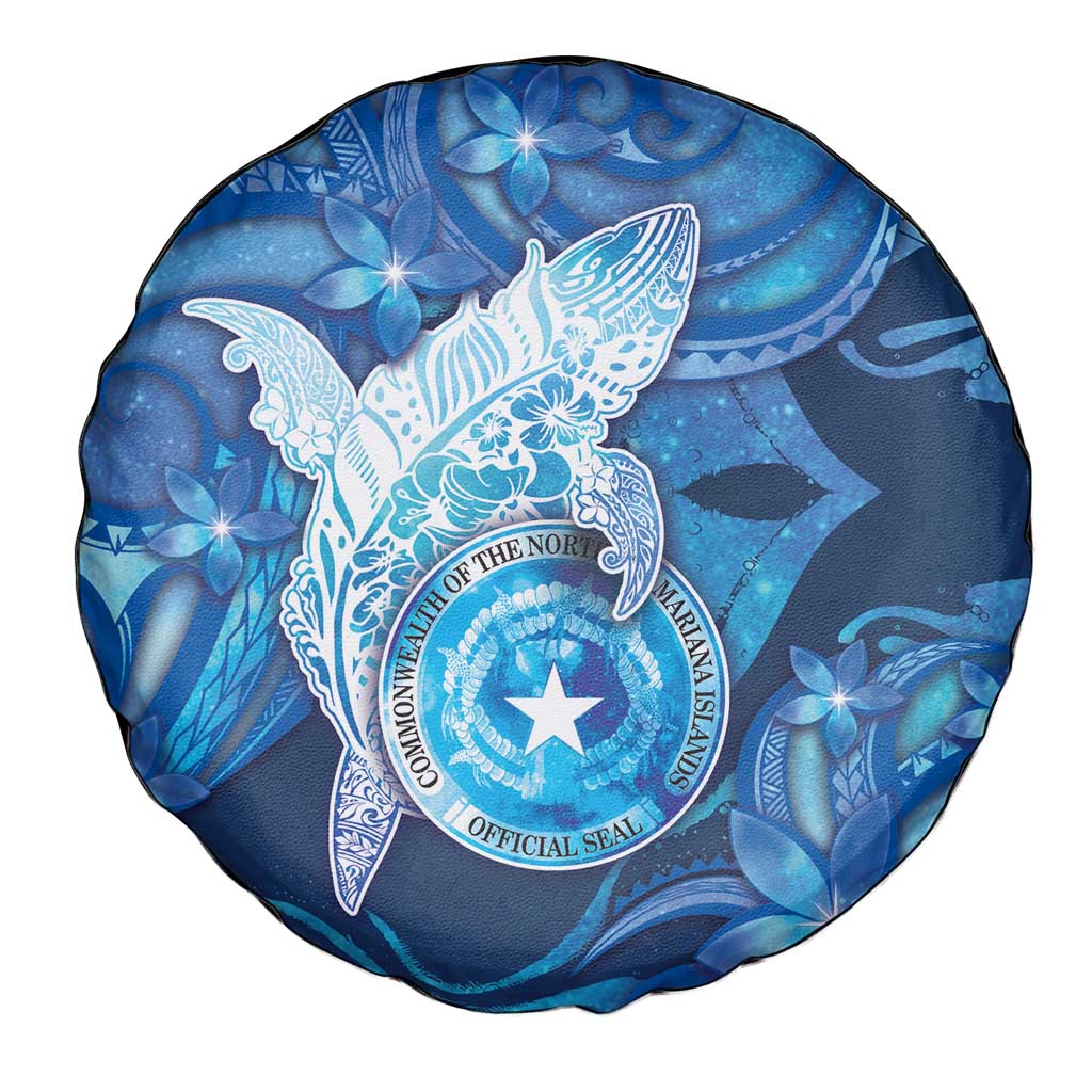 Northern Mariana Islands Spare Tire Cover Galaxy Polynesian Shark Tattoo DT05 - Polynesian Pride