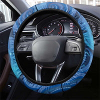 Northern Mariana Islands Steering Wheel Cover Galaxy Polynesian Shark Tattoo DT05 - Polynesian Pride