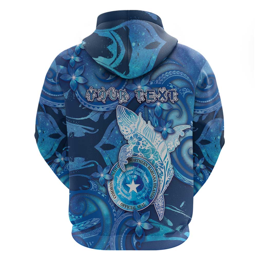 Personalised Northern Mariana Islands Zip Hoodie Galaxy Polynesian Shark Tattoo DT05 - Polynesian Pride