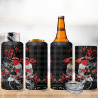 Personalised Hawaiian And Japanese 4 in 1 Can Cooler Tumbler Aloha Koi Fish Palaka Patterns - Polynesian Pride