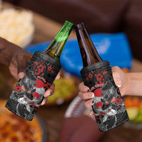 Personalised Hawaiian And Japanese 4 in 1 Can Cooler Tumbler Aloha Koi Fish Palaka Patterns - Polynesian Pride