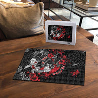 Hawaiian And Japanese Puzzle Aloha Koi Fish Palaka Patterns - Polynesian Pride