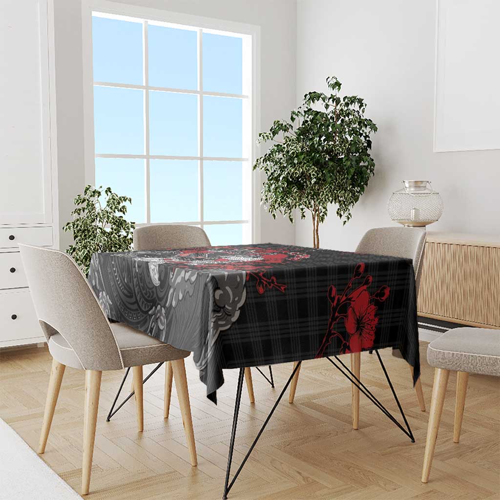 Hawaiian And Japanese Tablecloth Aloha Koi Fish Palaka Patterns - Polynesian Pride