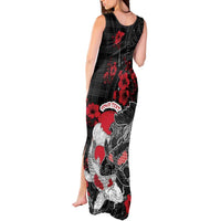 Personalised Hawaiian And Japanese Tank Maxi Dress Aloha Koi Fish Palaka Patterns DT05 - Polynesian Pride