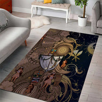 Hawaii Makahiki Area Rug Polynesian Sky And Earth - Polynesian Pride